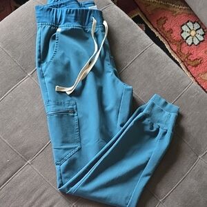 Figs Teal Jogger Pants